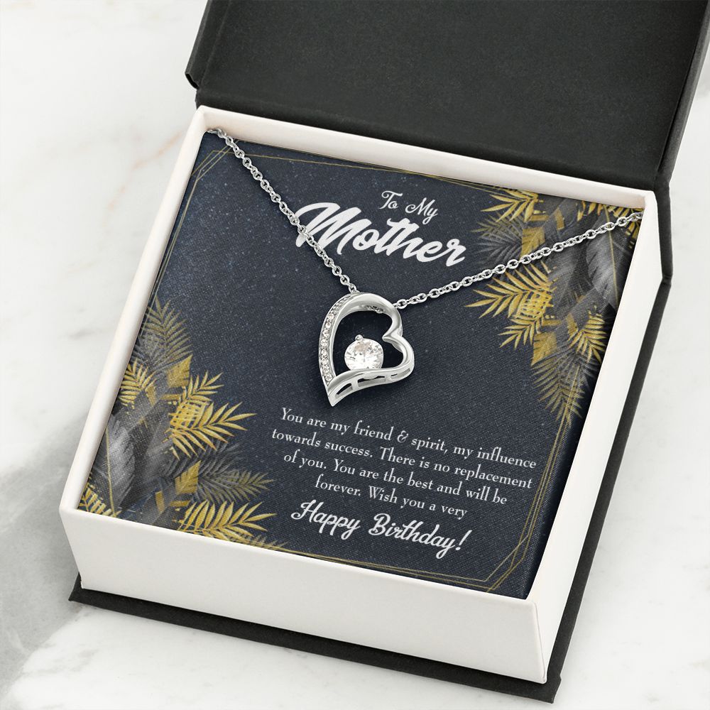 To Mom Mom Birthday Forever Necklace w Message Card-Express Your Love Gifts