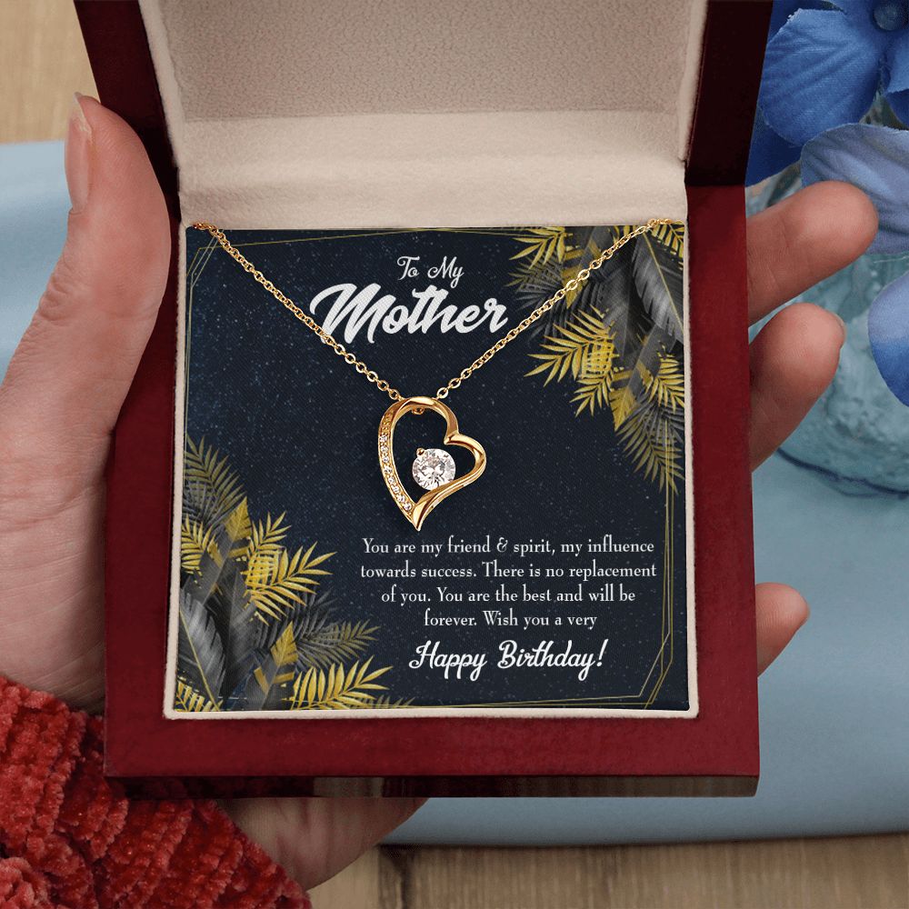 To Mom Mom Birthday Forever Necklace w Message Card-Express Your Love Gifts