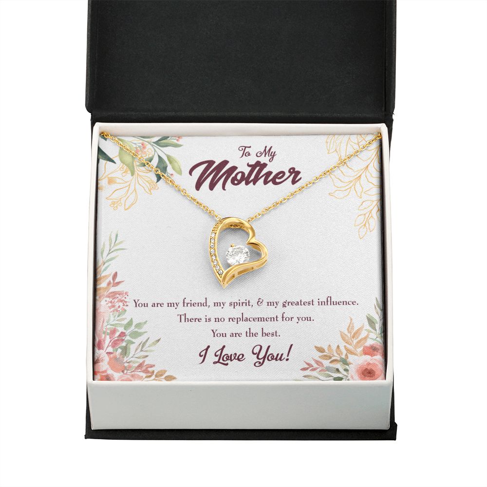 To Mom Mom I Love You Forever Forever Necklace w Message Card-Express Your Love Gifts