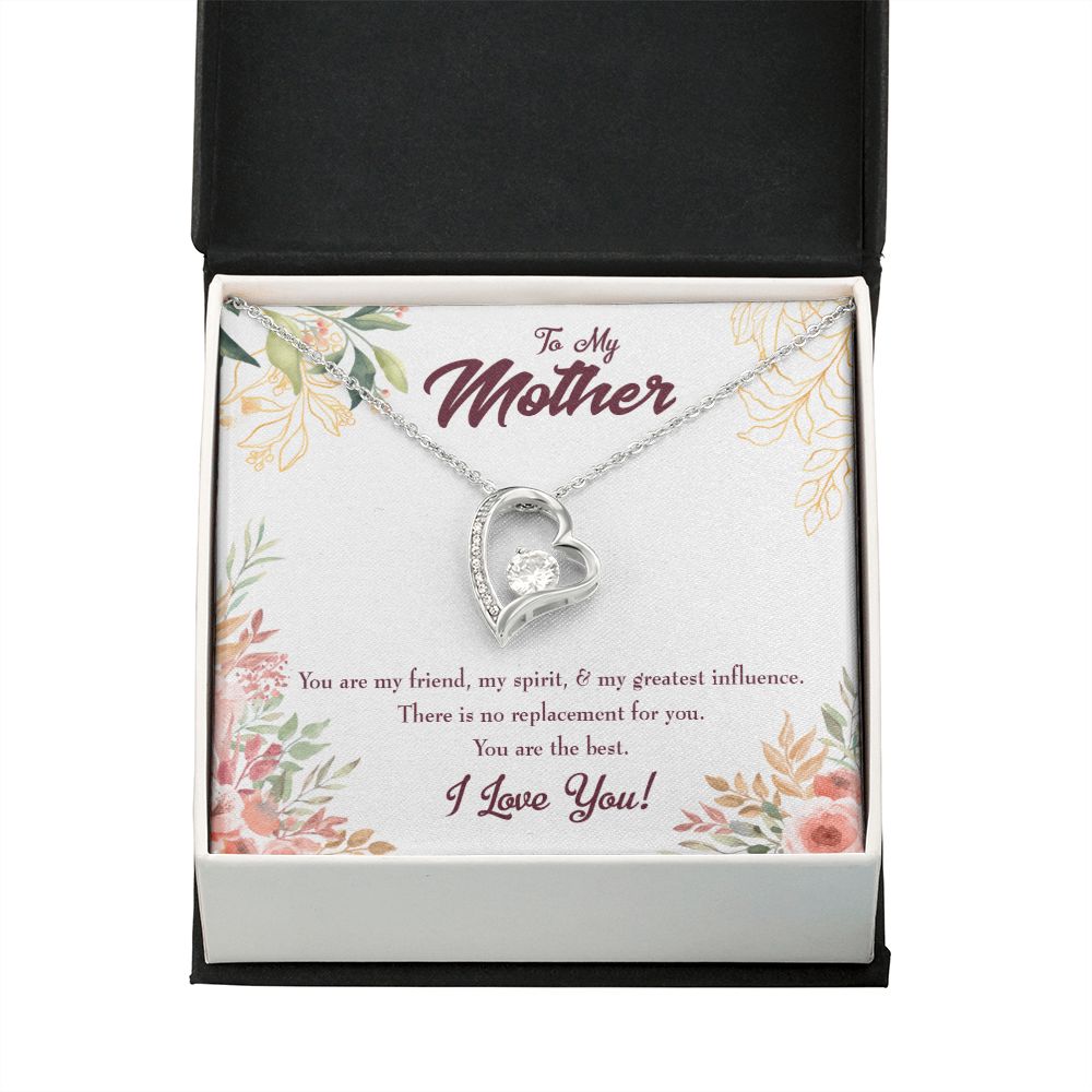 To Mom Mom I Love You Forever Necklace w Message Card-Express Your Love Gifts