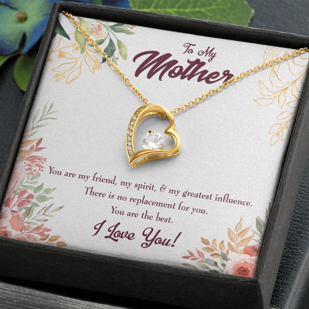 To Mom Mom I Love You Forever Necklace w Message Card-Express Your Love Gifts