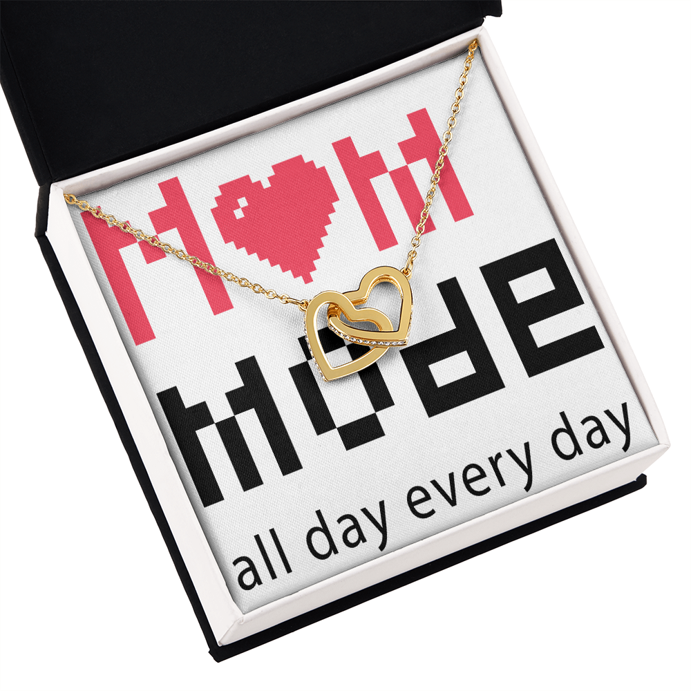 To Mom Mom Mode All Day Everyday Inseparable Necklace-Express Your Love Gifts