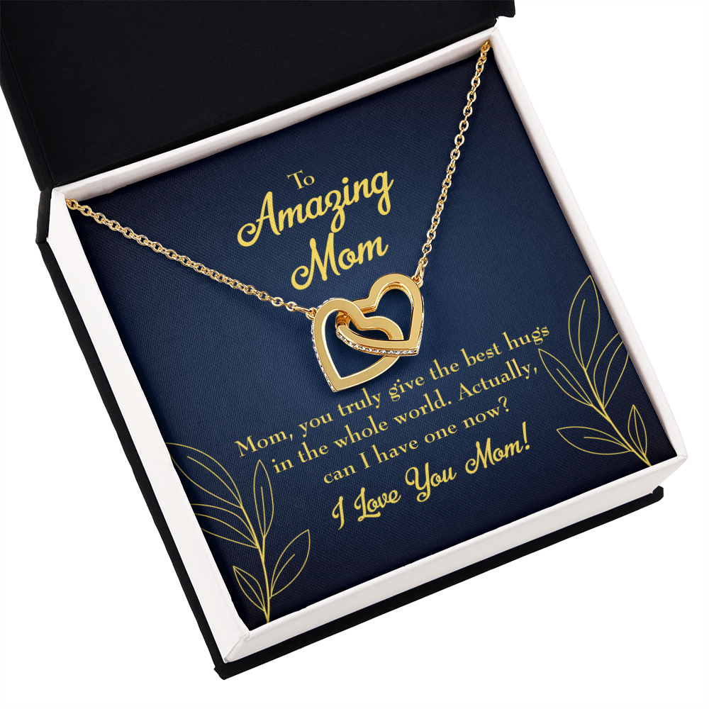 To Mom Mom's Best Hug Inseparable Necklace-Express Your Love Gifts