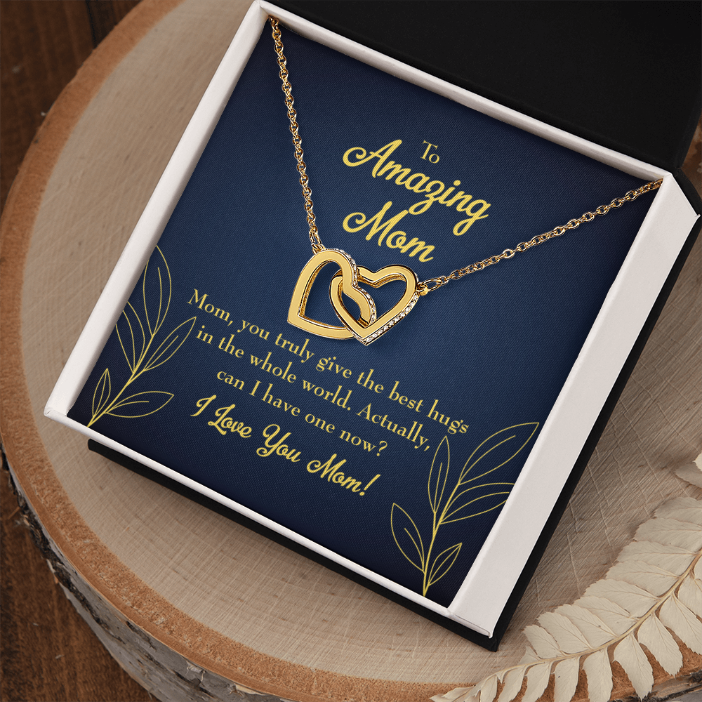 To Mom Mom's Best Hug Inseparable Necklace-Express Your Love Gifts