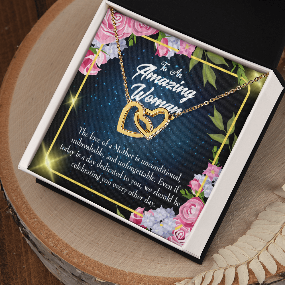 To Mom Mom's Unconditional Love Inseparable Necklace-Express Your Love Gifts