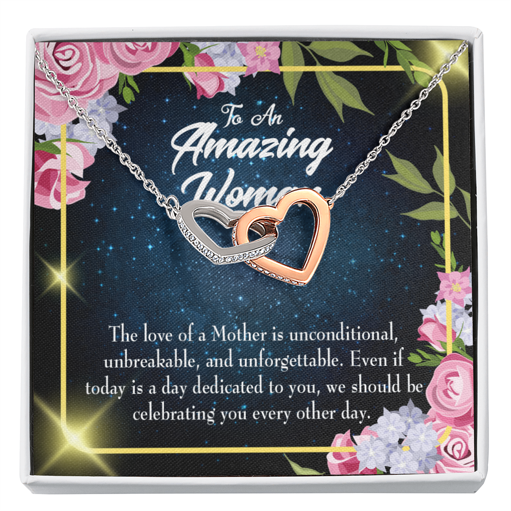 To Mom Mom Unconditional Love Inseparable Necklace-Express Your Love Gifts