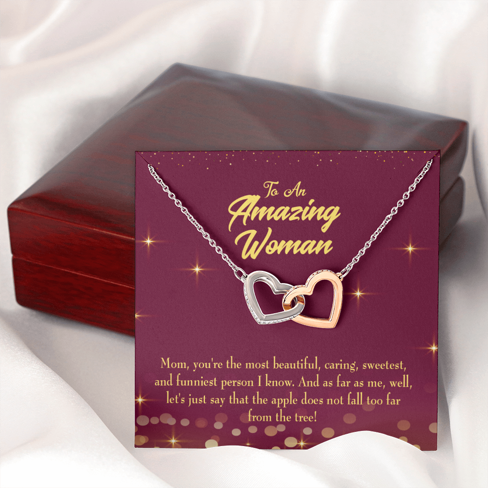 To Mom Most Beautiful Inseparable Necklace-Express Your Love Gifts