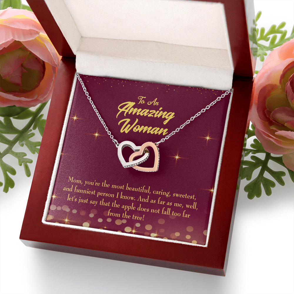 To Mom Most Beautiful Inseparable Necklace-Express Your Love Gifts