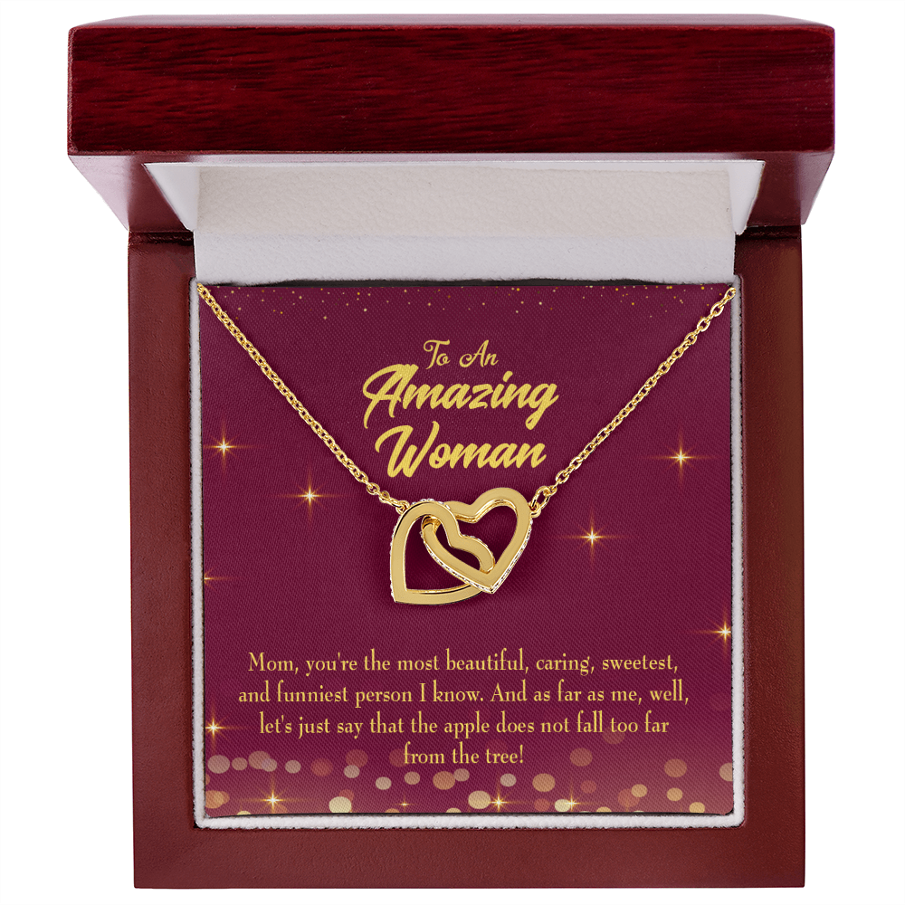 To Mom Most Beautiful Inseparable Necklace-Express Your Love Gifts