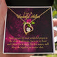 To Mom Most Wonderful Mother Forever Necklace w Message Card-Express Your Love Gifts