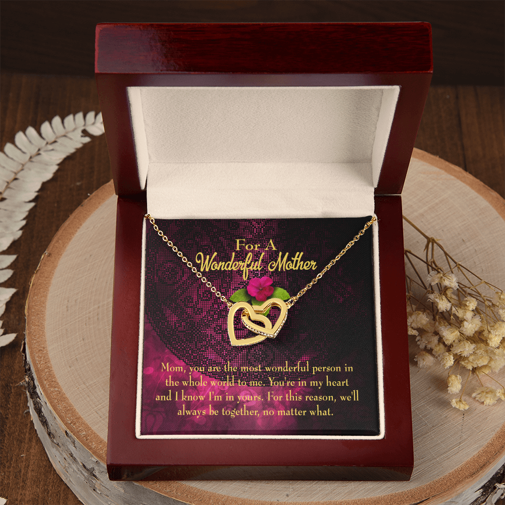 To Mom Most Wonderful Mother Inseparable Necklace-Express Your Love Gifts