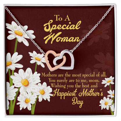 To Mom Mother Are The Most Special of All Inseparable Necklace-Express Your Love Gifts