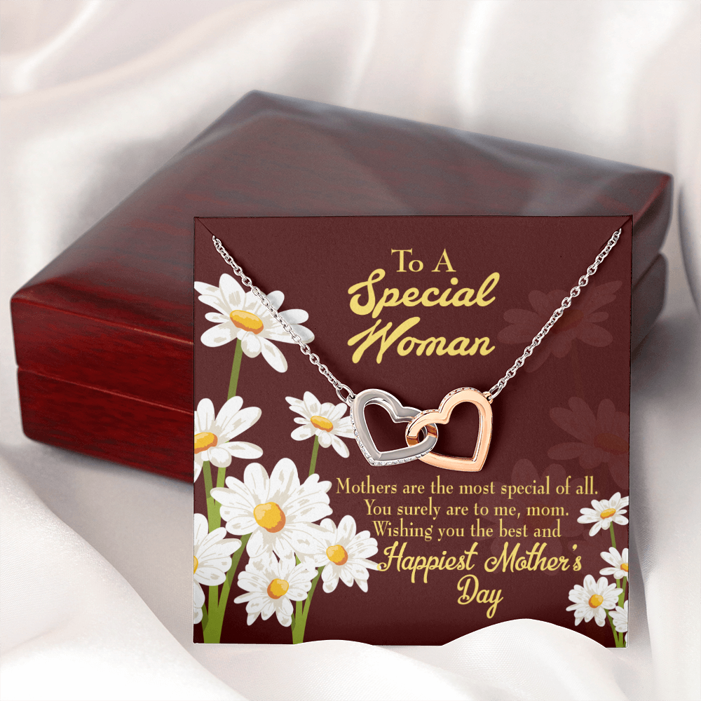 To Mom Mother Are The Most Special of All Inseparable Necklace-Express Your Love Gifts