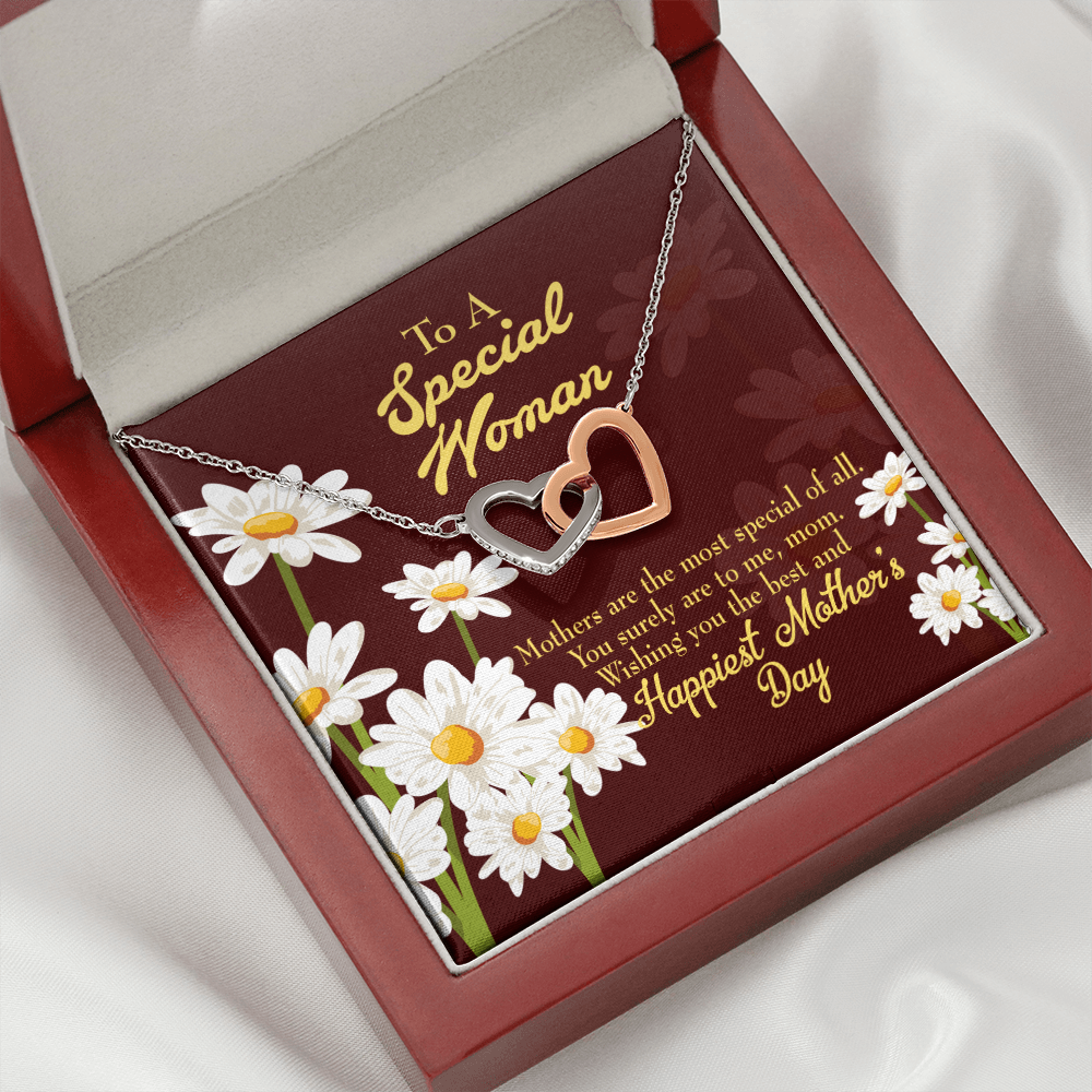 To Mom Mother Are The Most Special of All Inseparable Necklace-Express Your Love Gifts