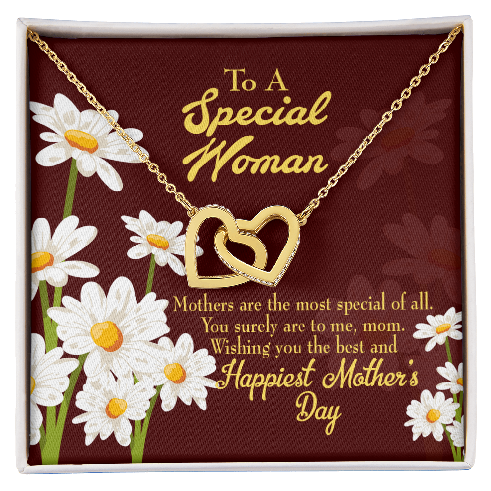 To Mom Mother Are The Most Special of All Inseparable Necklace-Express Your Love Gifts