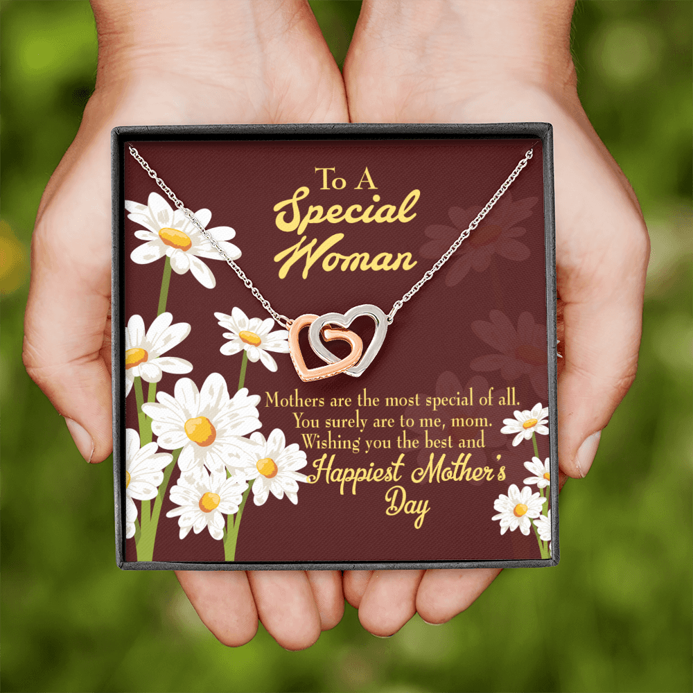 To Mom Mother Are The Most Special of All Inseparable Necklace-Express Your Love Gifts