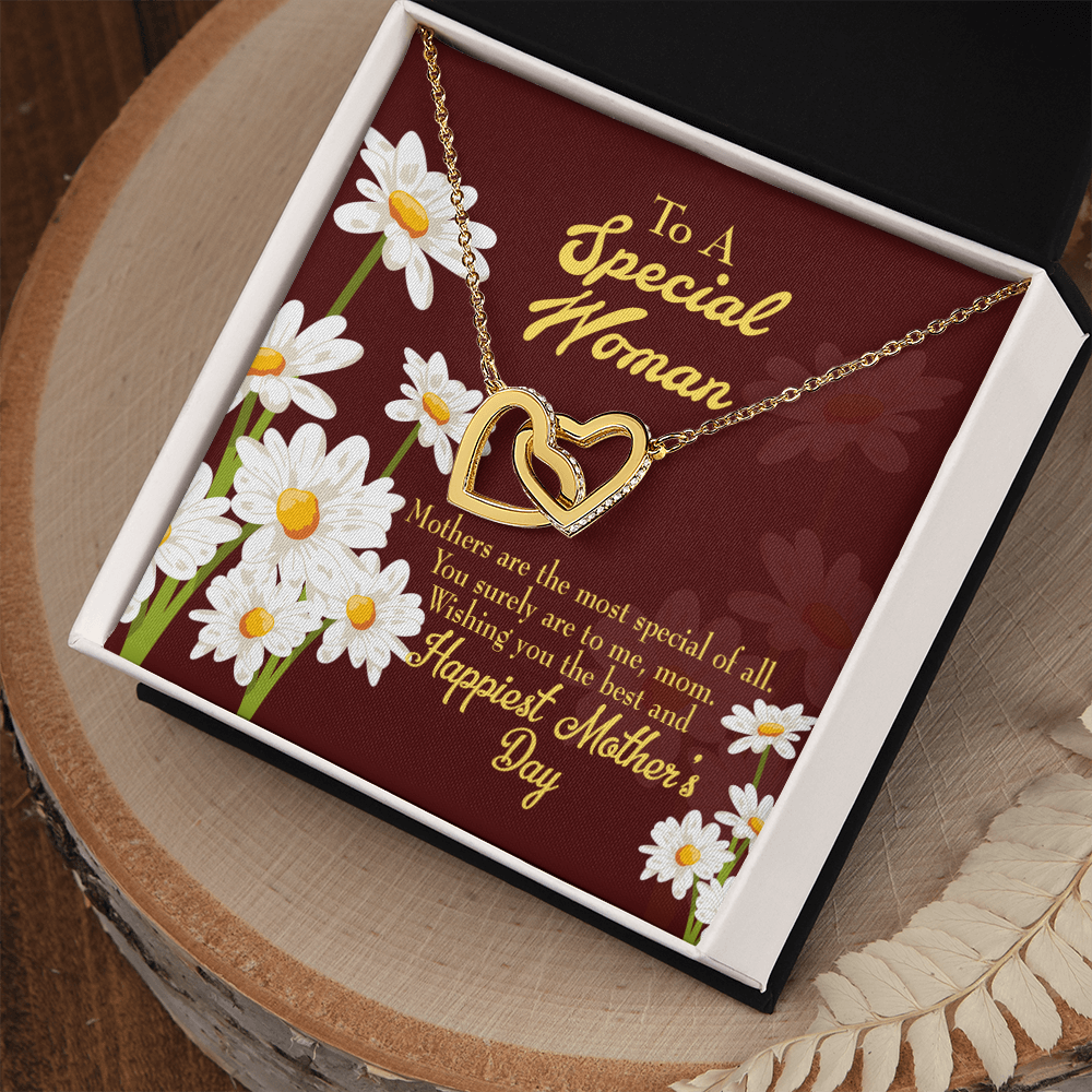 To Mom Mother Are The Most Special of All Inseparable Necklace-Express Your Love Gifts