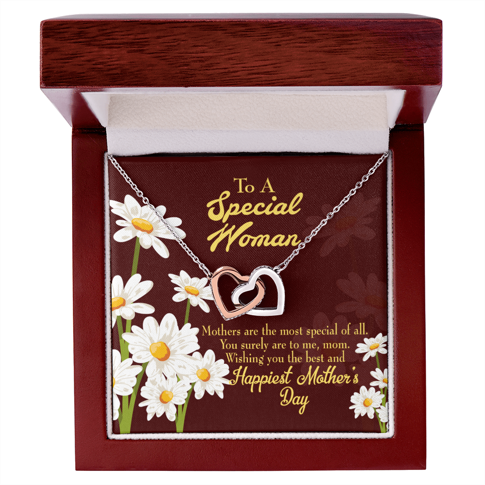 To Mom Mother Are The Most Special of All Inseparable Necklace-Express Your Love Gifts