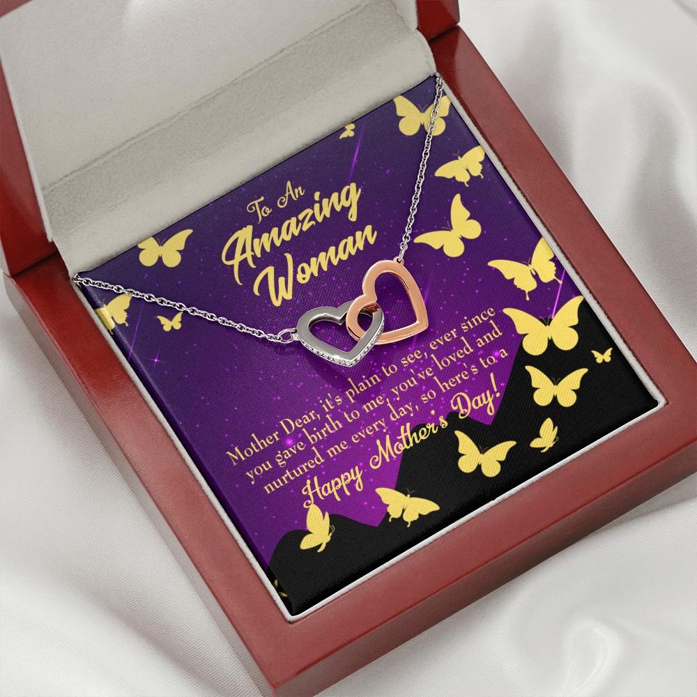 To Mom Mother Dear Inseparable Necklace-Express Your Love Gifts