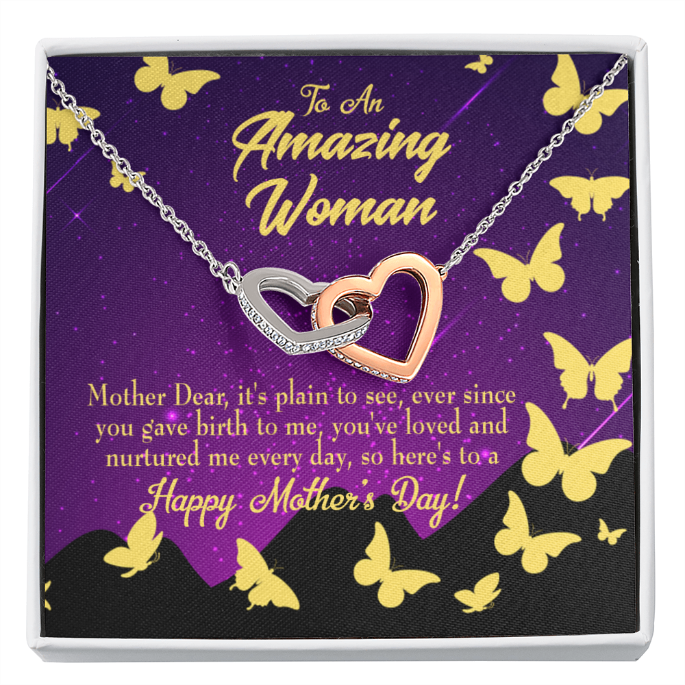 To Mom Mother Dear Inseparable Necklace-Express Your Love Gifts