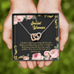 To Mom Mother is Human Inseparable Necklace-Express Your Love Gifts