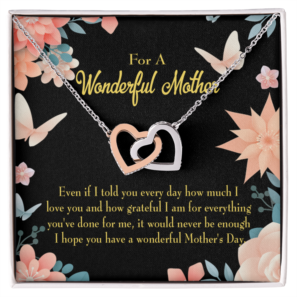 To Mom Never Be Enough Inseparable Necklace-Express Your Love Gifts