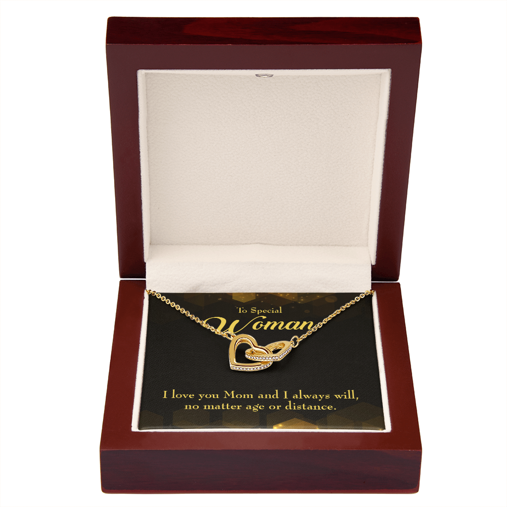 To Mom No Matter Age or Distance Inseparable Necklace-Express Your Love Gifts