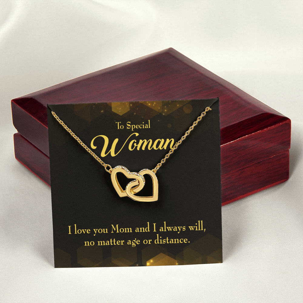 To Mom No Matter Age or Distance Inseparable Necklace-Express Your Love Gifts