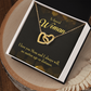 To Mom No Matter Age or Distance Inseparable Necklace-Express Your Love Gifts