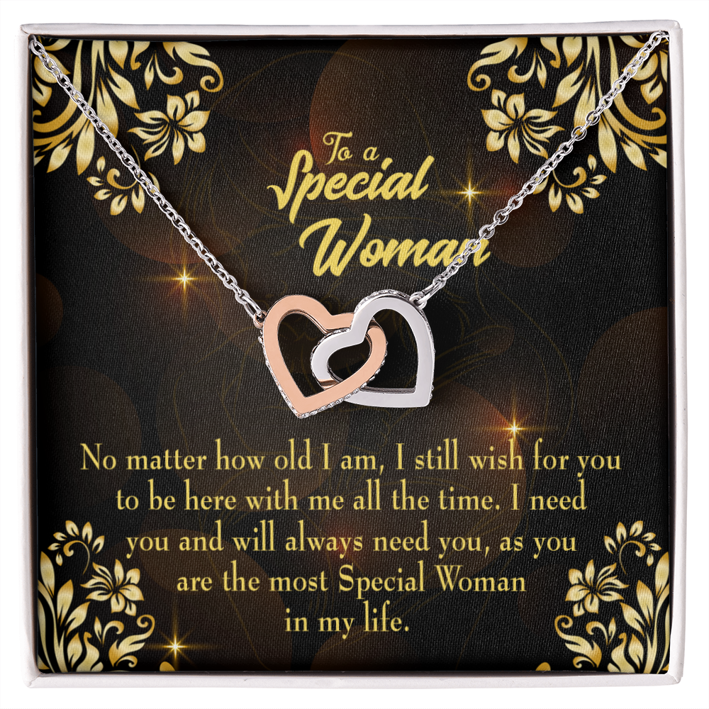 To Mom No Matter How Inseparable Necklace-Express Your Love Gifts