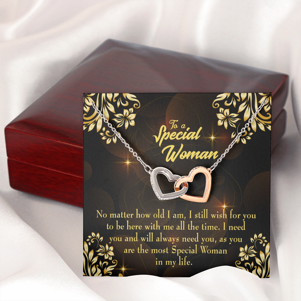 To Mom No Matter How Inseparable Necklace-Express Your Love Gifts