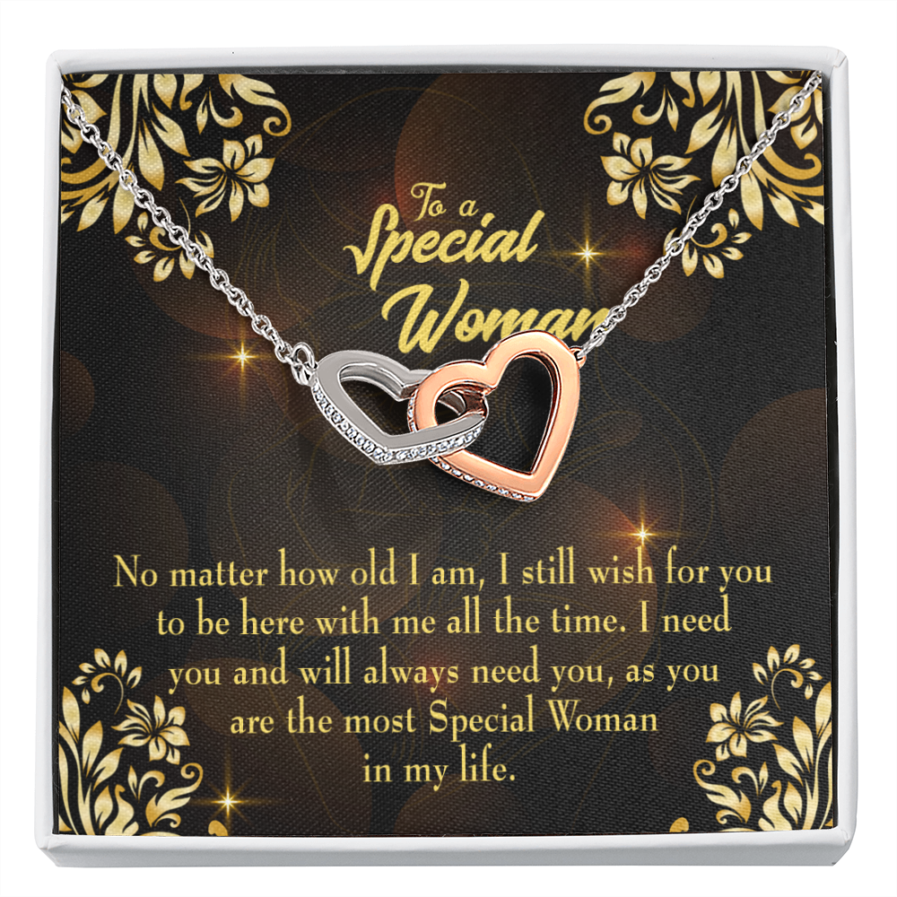 To Mom No Matter How Inseparable Necklace-Express Your Love Gifts