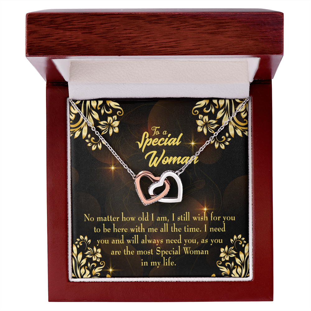 To Mom No Matter How Inseparable Necklace-Express Your Love Gifts