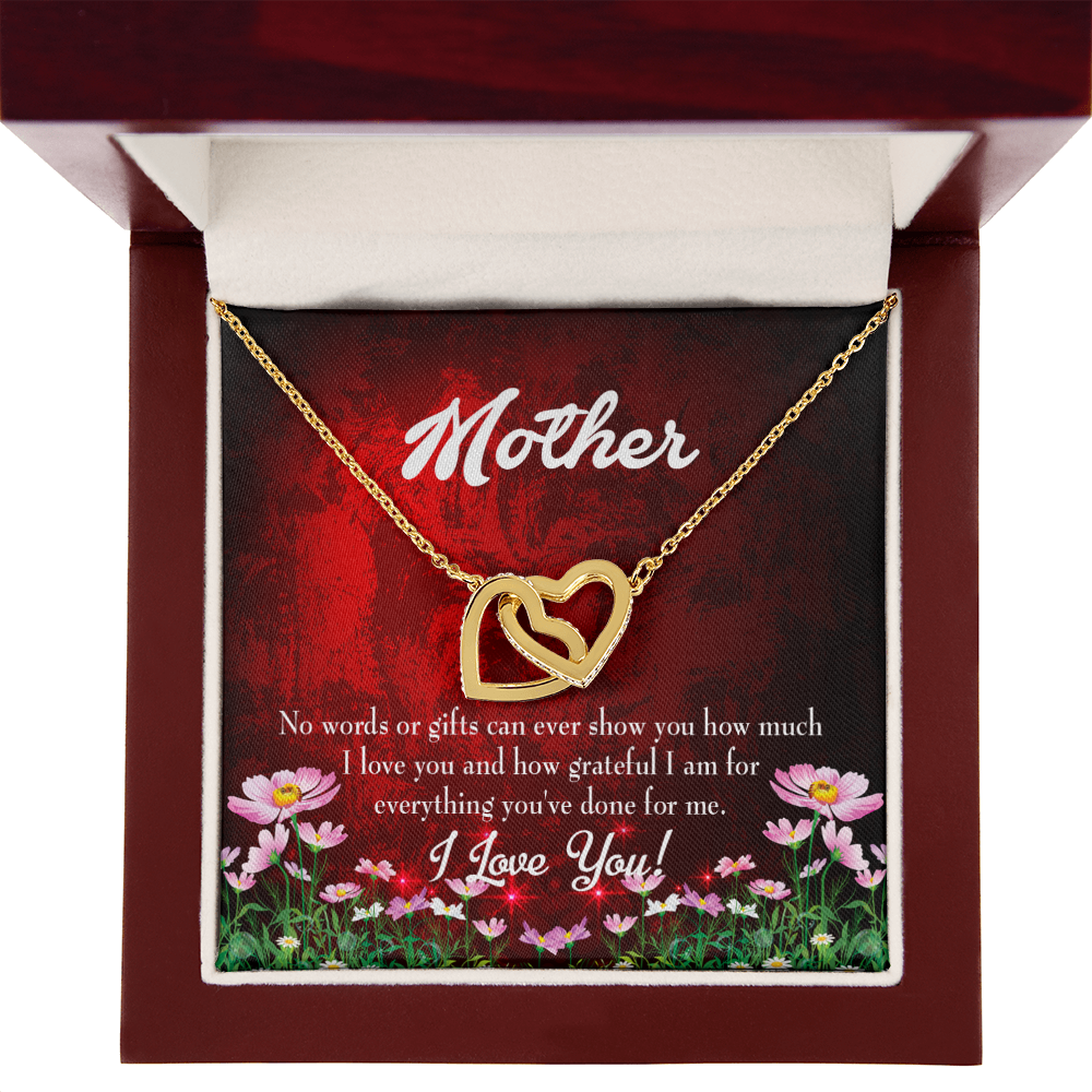 To Mom No Words Inseparable Necklace-Express Your Love Gifts