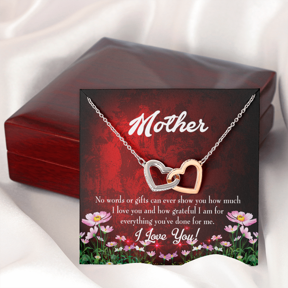 To Mom No Words Inseparable Necklace-Express Your Love Gifts