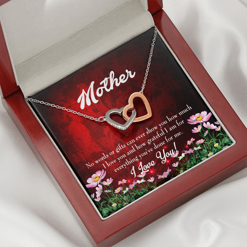 To Mom No Words Inseparable Necklace-Express Your Love Gifts