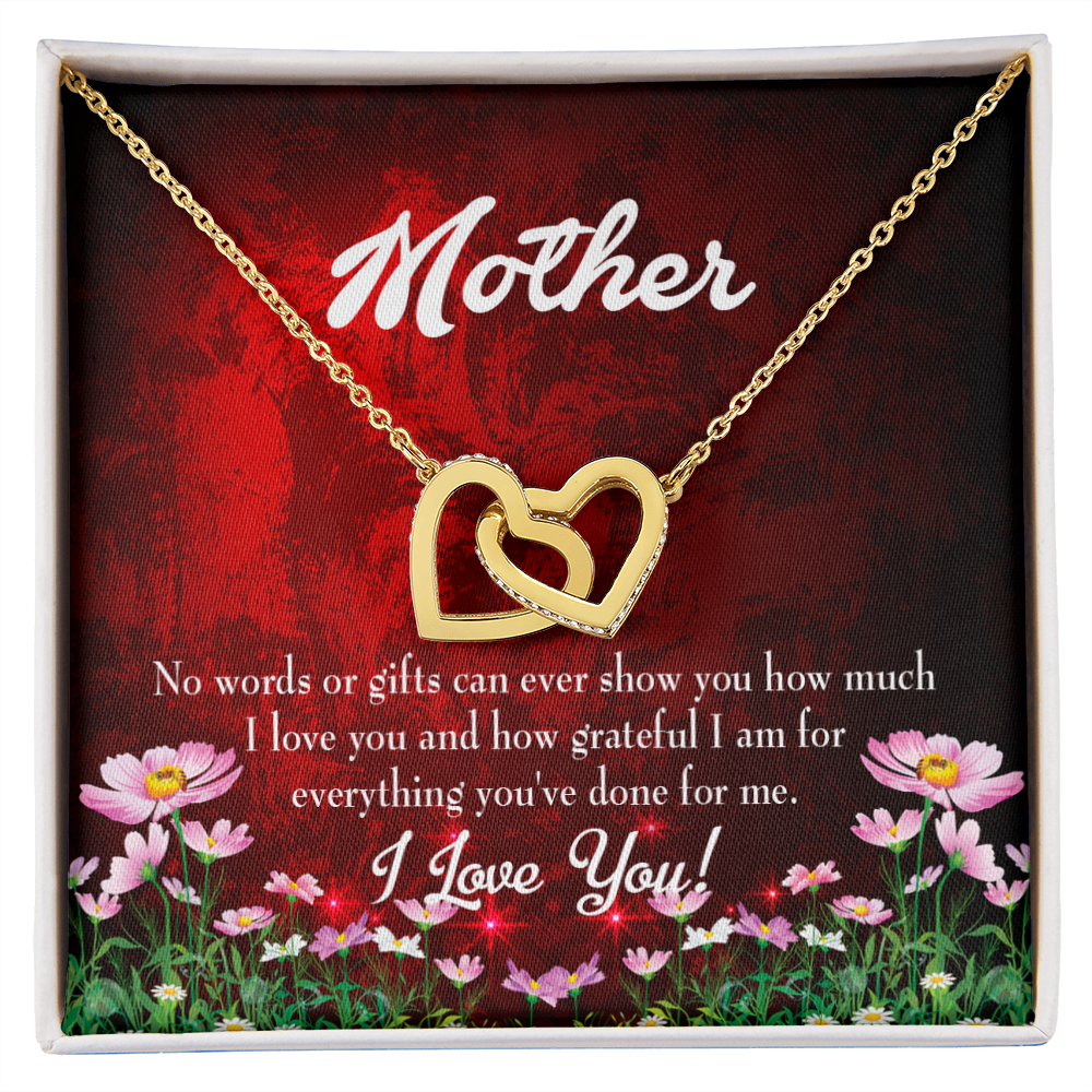 To Mom No Words Inseparable Necklace-Express Your Love Gifts