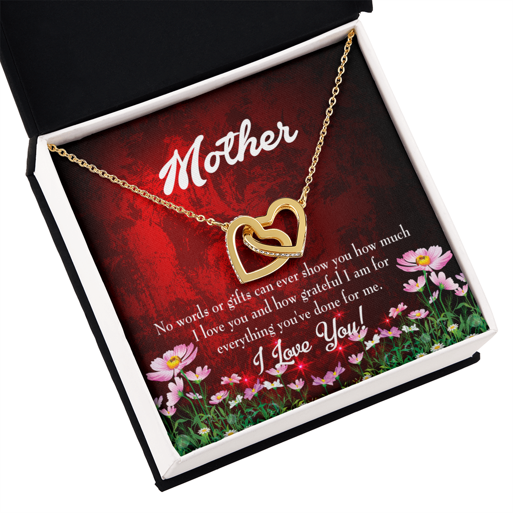 To Mom No Words Inseparable Necklace-Express Your Love Gifts