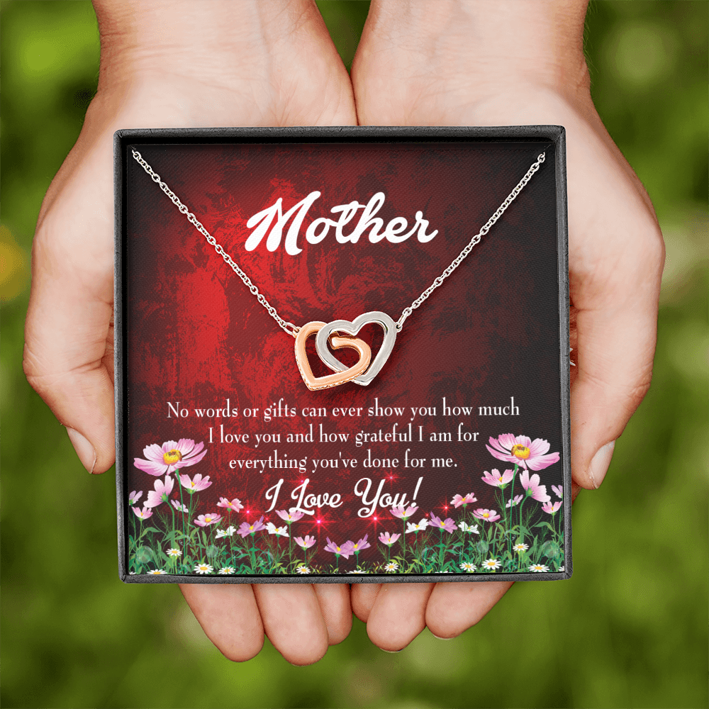 To Mom No Words Inseparable Necklace-Express Your Love Gifts