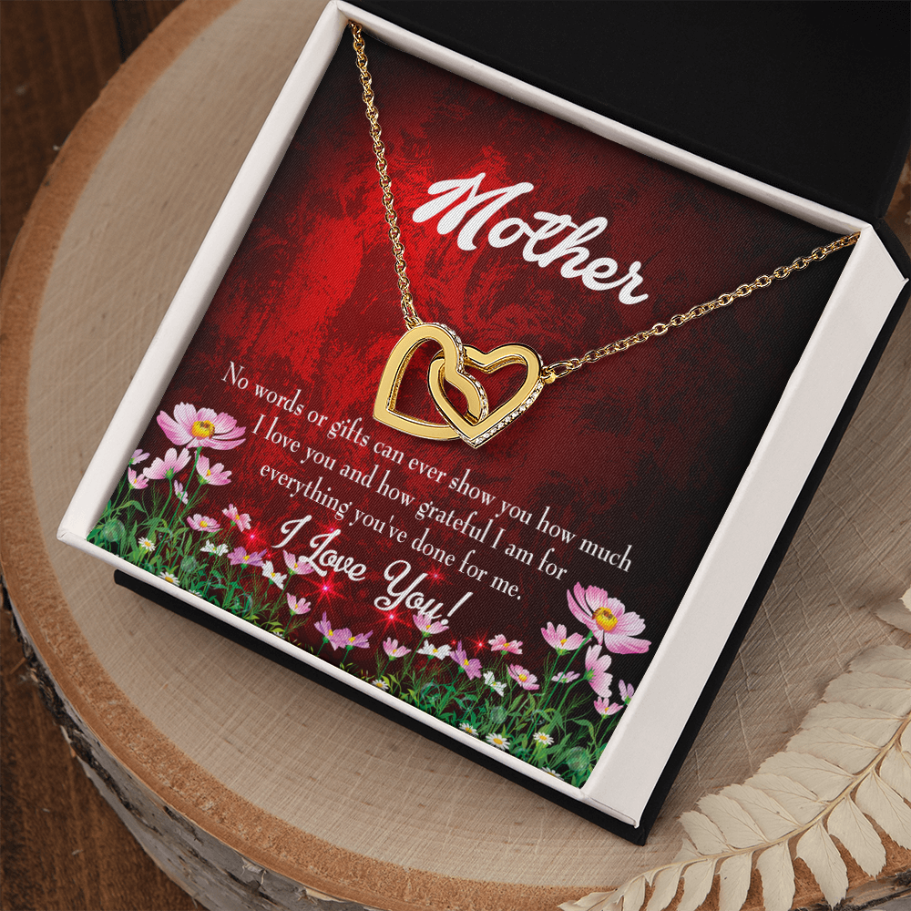 To Mom No Words Inseparable Necklace-Express Your Love Gifts