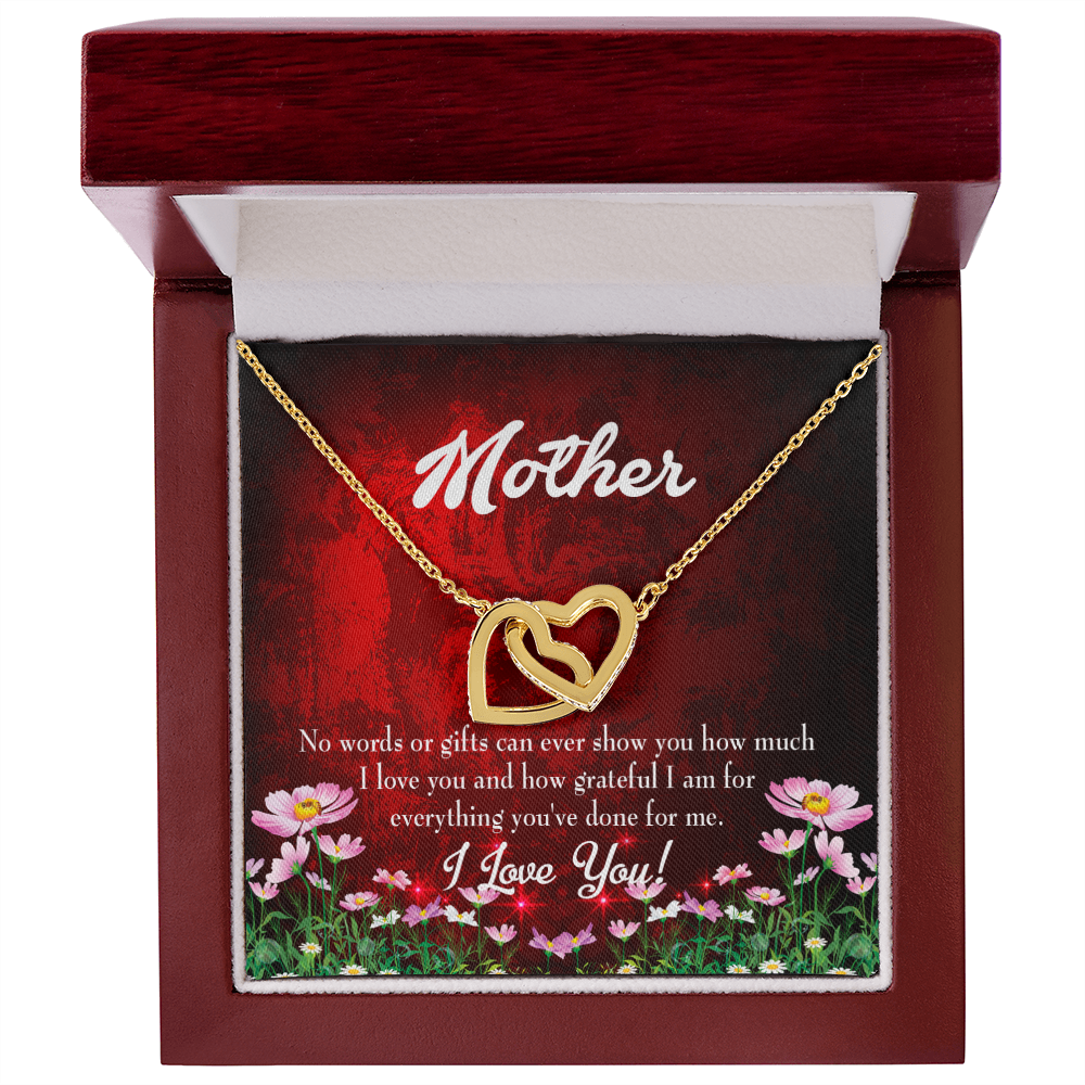 To Mom No Words Inseparable Necklace-Express Your Love Gifts