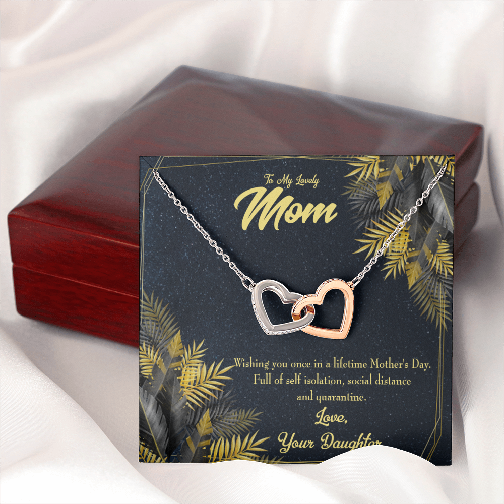 To Mom Once in a Lifetime Inseparable Necklace-Express Your Love Gifts