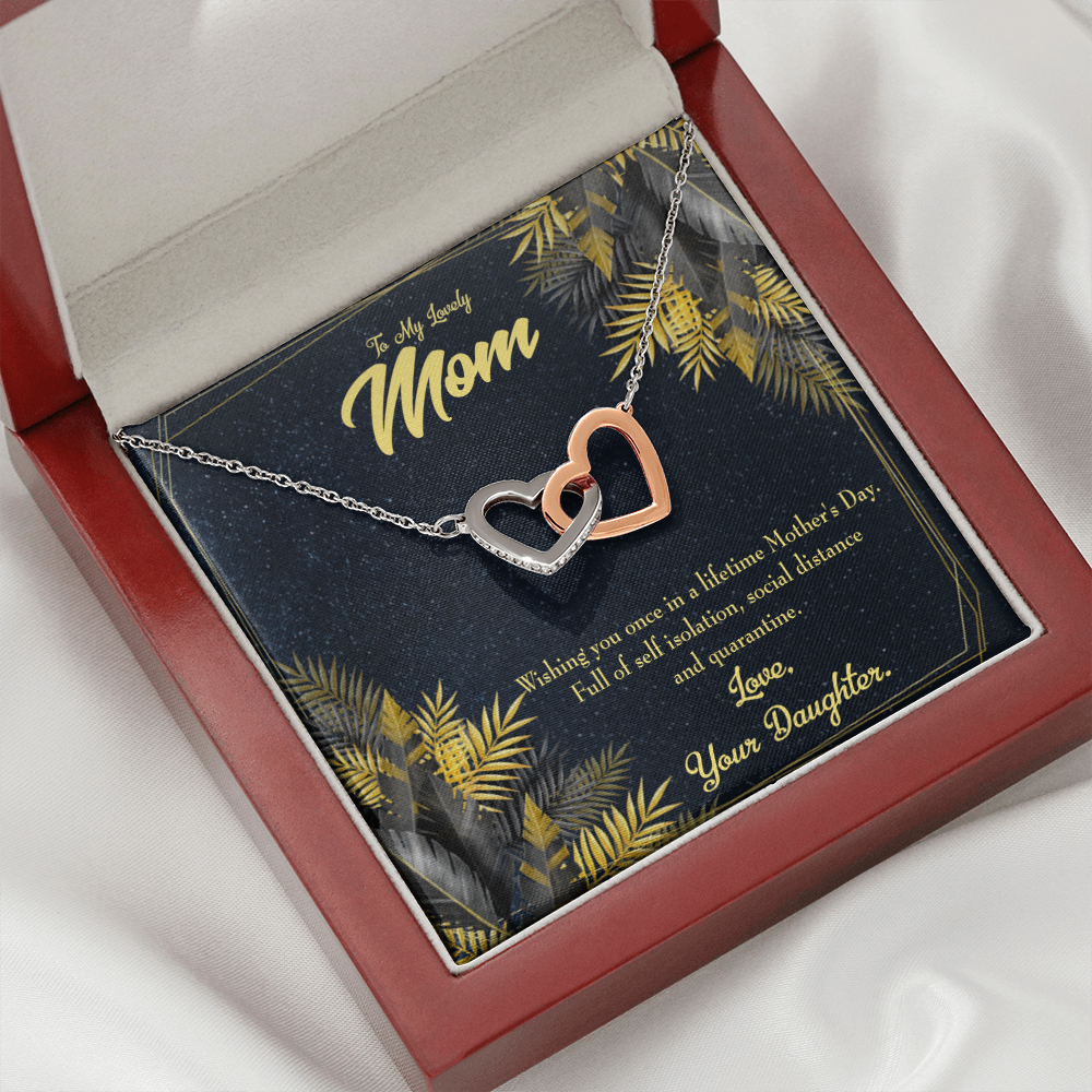 To Mom Once in a Lifetime Inseparable Necklace-Express Your Love Gifts