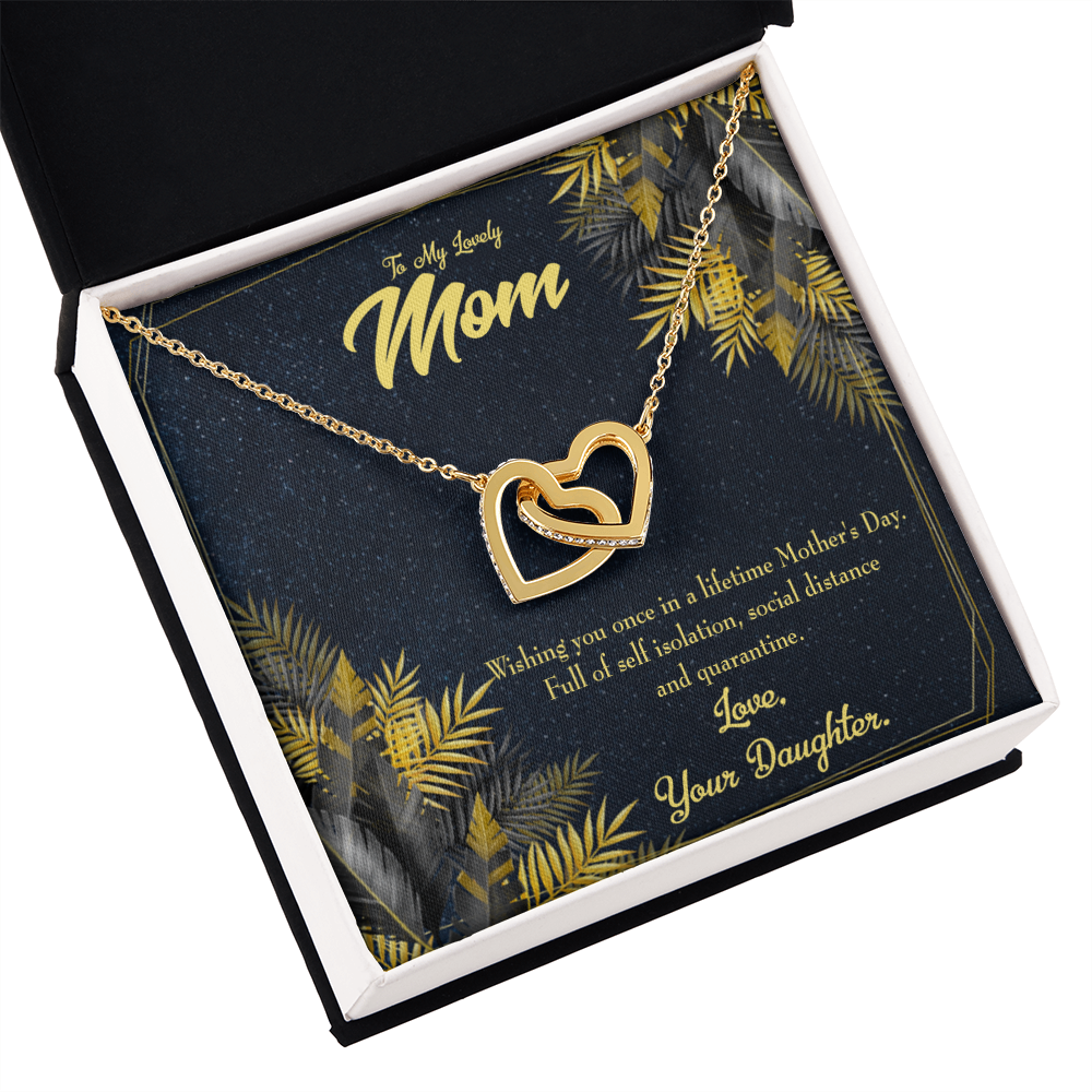 To Mom Once in a Lifetime Inseparable Necklace-Express Your Love Gifts