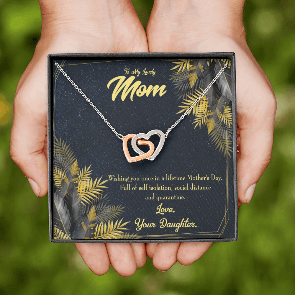 To Mom Once in a Lifetime Inseparable Necklace-Express Your Love Gifts