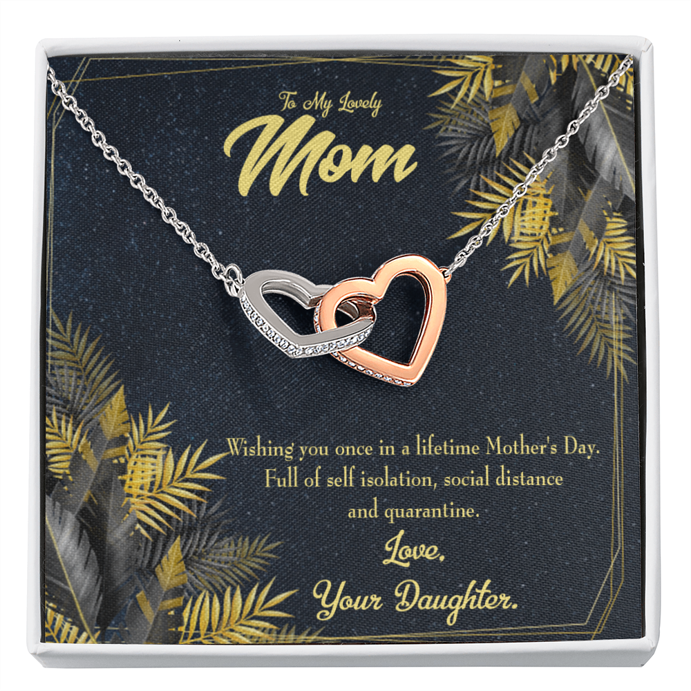 To Mom Once in a Lifetime Inseparable Necklace-Express Your Love Gifts