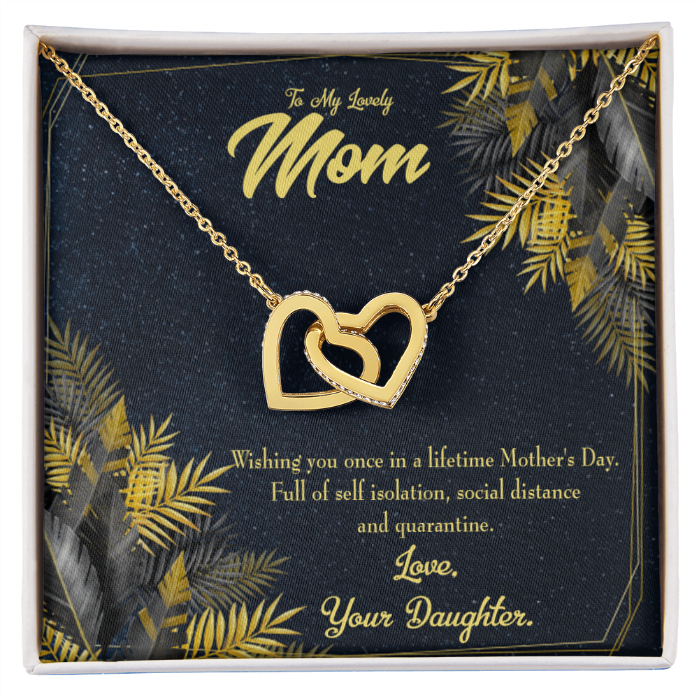 To Mom Once in a Lifetime Inseparable Necklace-Express Your Love Gifts
