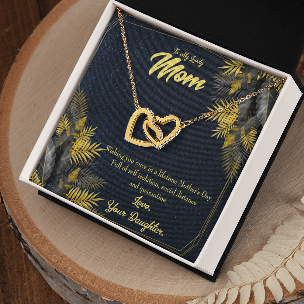 To Mom Once in a Lifetime Inseparable Necklace-Express Your Love Gifts