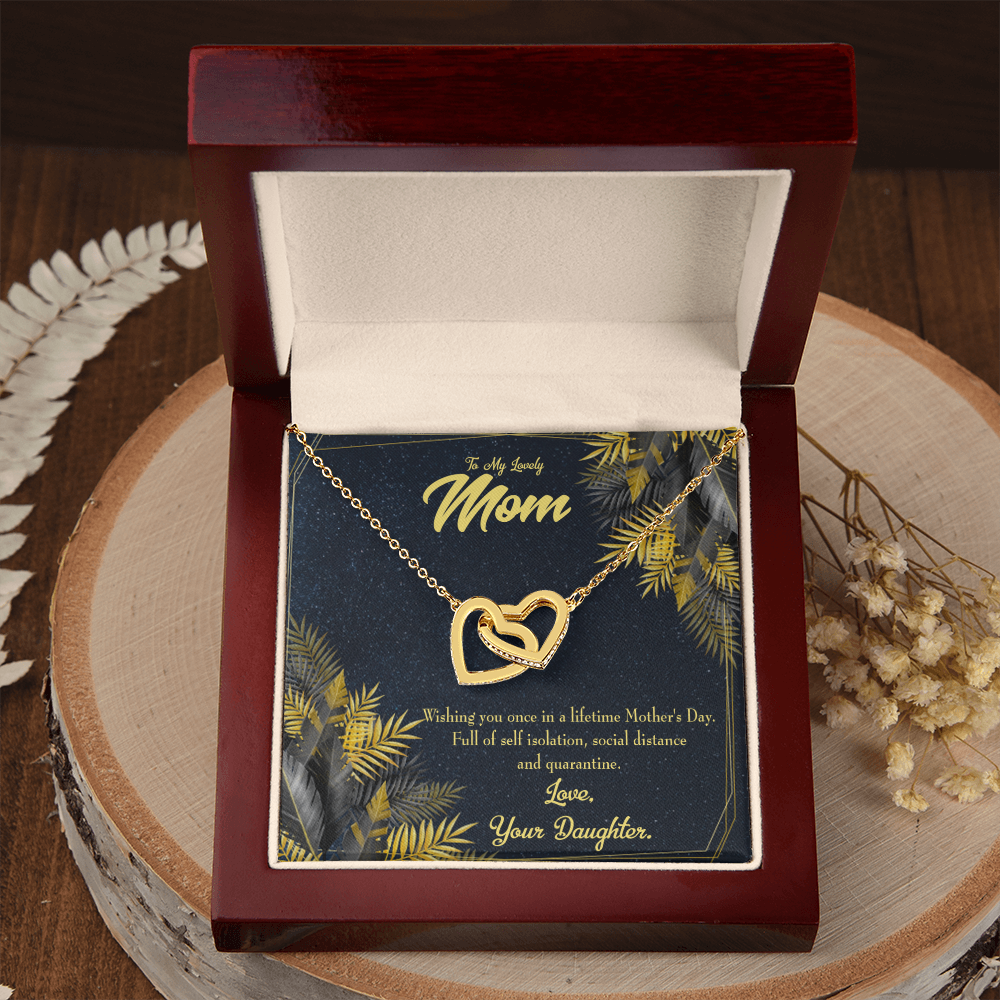 To Mom Once in a Lifetime Inseparable Necklace-Express Your Love Gifts