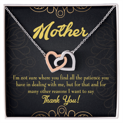 To Mom Patience Inseparable Necklace-Express Your Love Gifts